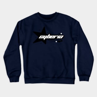 Cyberia Y2K Logo Design Crewneck Sweatshirt